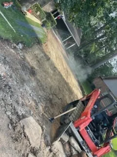 Driveway excavation and site prep, Pearl, MS